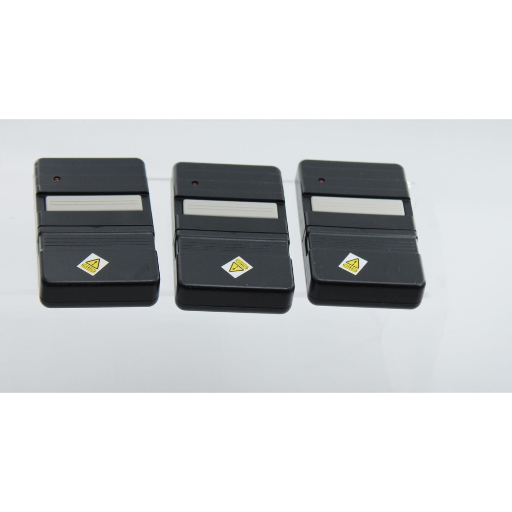 Copkim 3 Pack Garage Door Gate Opener Remote 9 or 12 Dip Switch Black Visor Clip